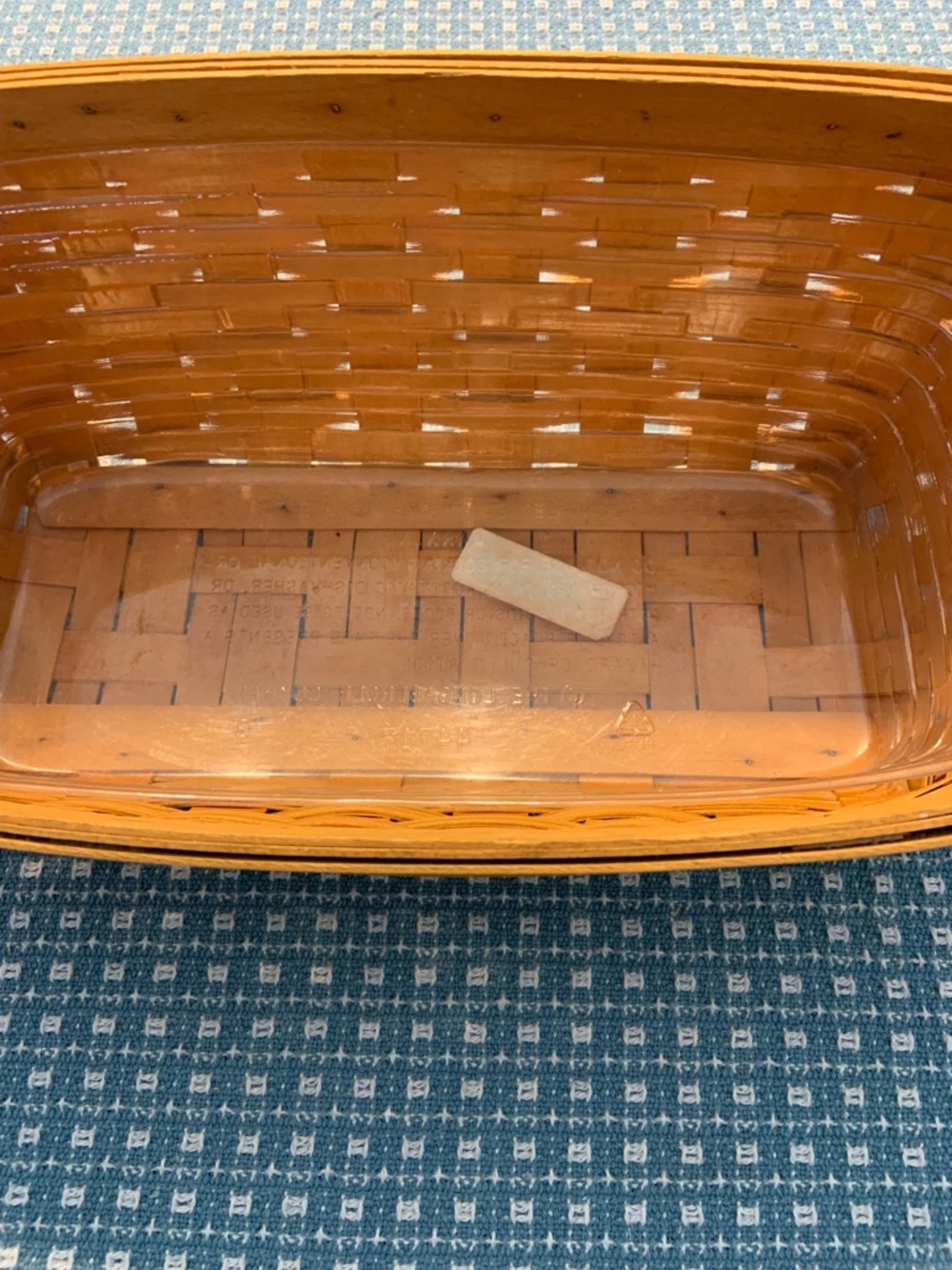 Longaberger Vanity Basket and Protector - Picture 3 of 7
